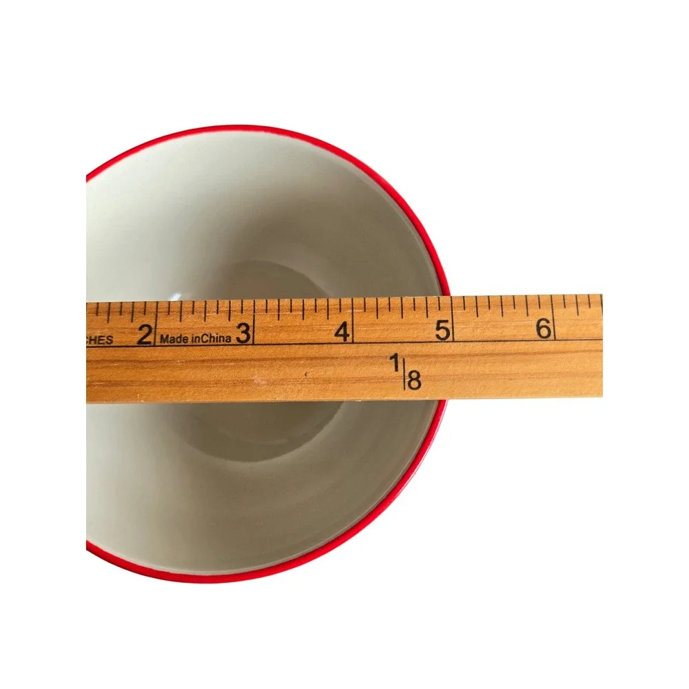 Global‎ Design Connections Santa & Snowman Ceramic Bowls Set of 2 Christmas